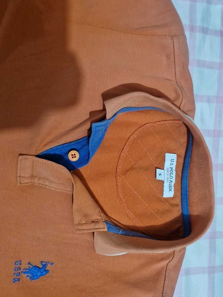 U.S. Polo Assn. Orange Pol