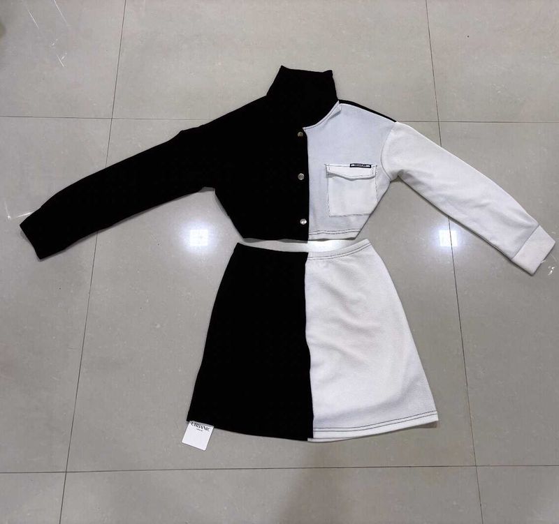 Black And White Co-ord Set 🖤🤍