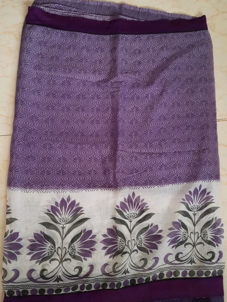 Lavender Saree