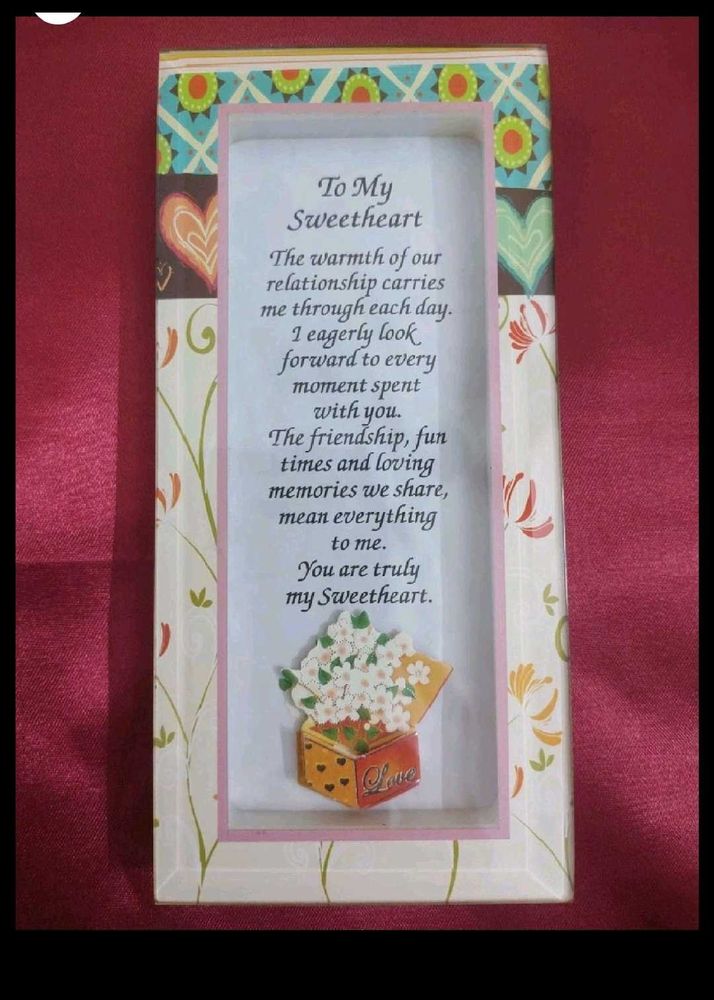 Show peice For Partner Or Fiancee