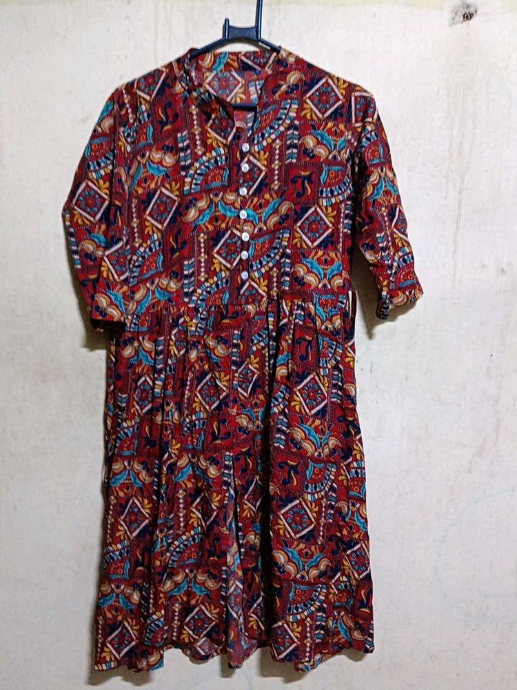 Bohemian Print Cotton Kurta