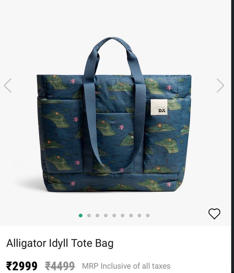 Dailyobject Alligator Tote Bag