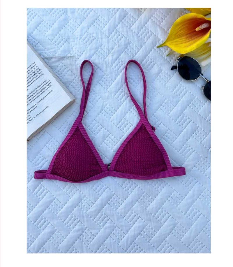 Magenta Bikini Top