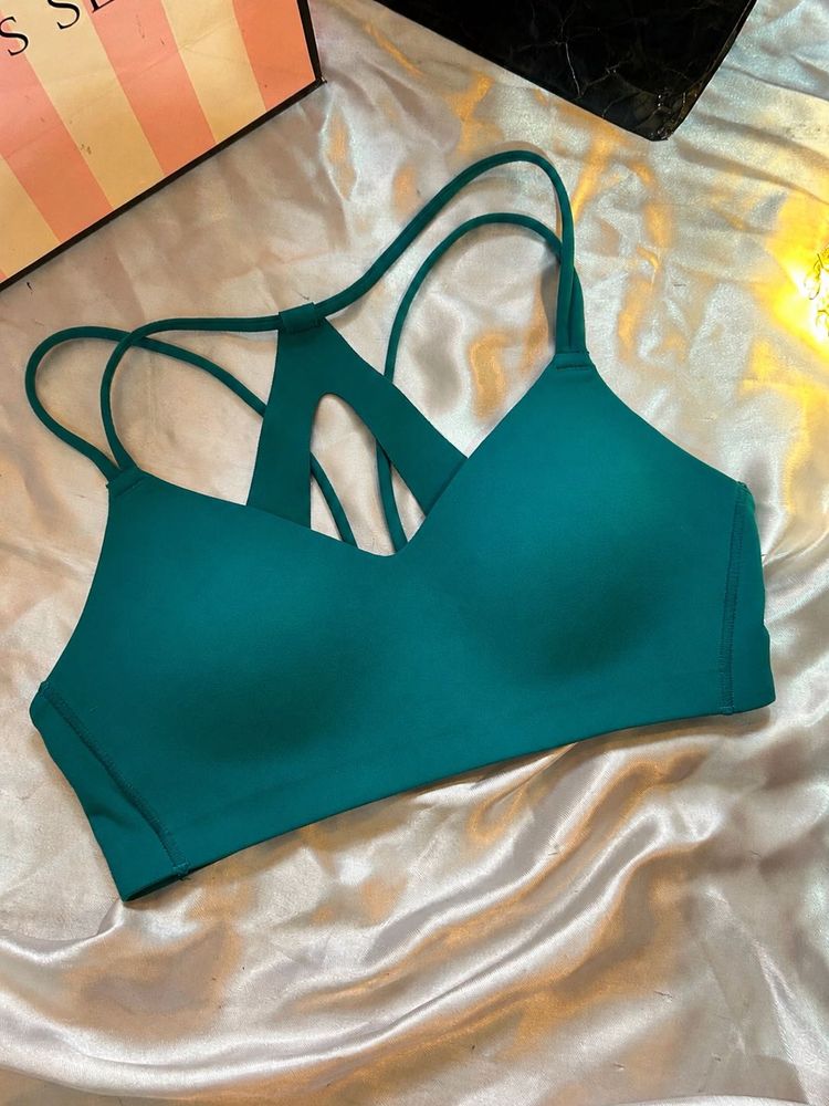 Teal Sports Bra