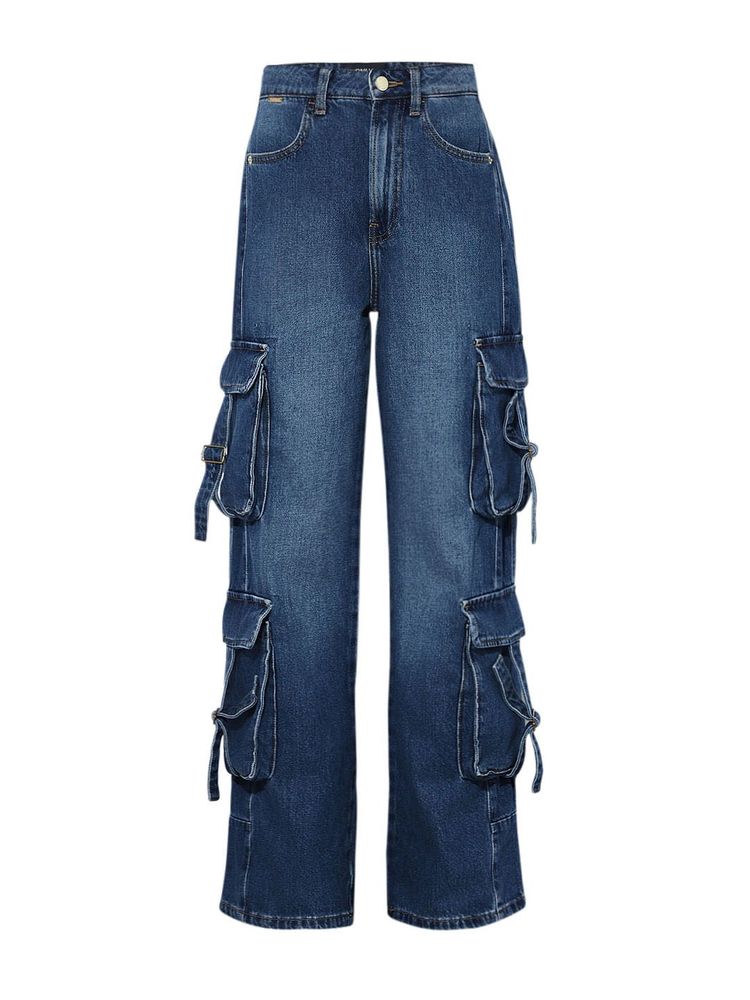 Blue Cargo Jeans