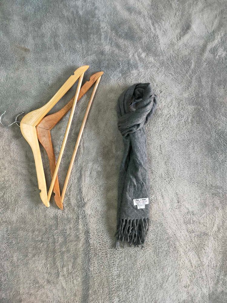 Pure Cashmere Grey Scarf