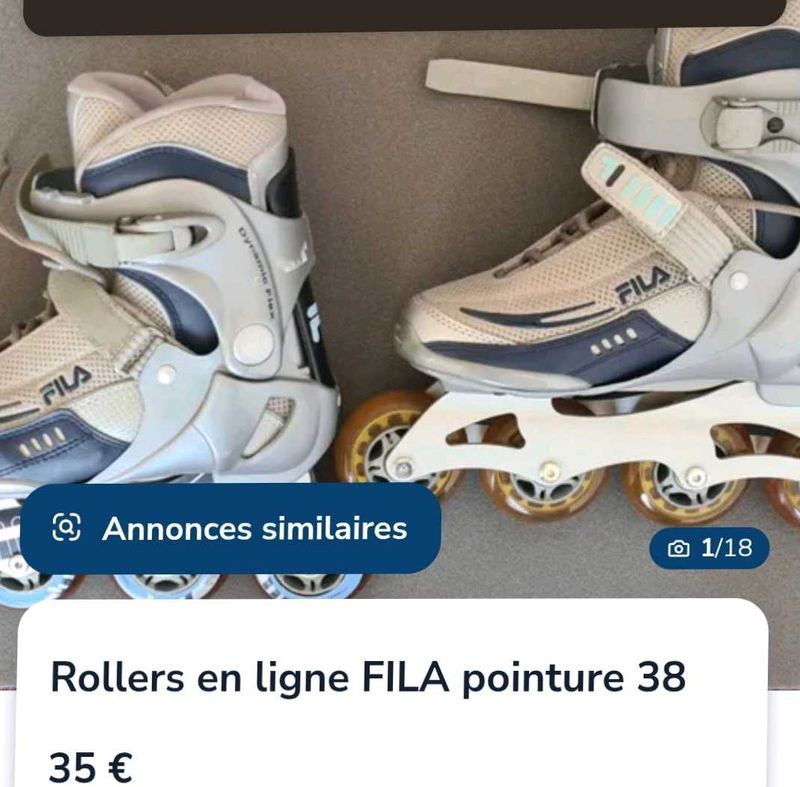FILA Inline Skates - Size 38