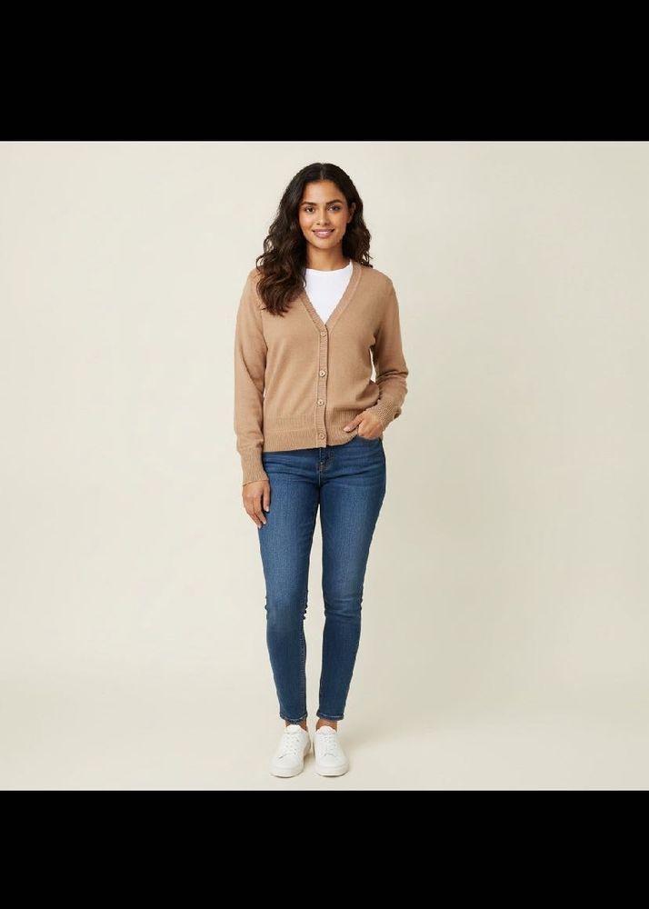 Classic Camel Cardigan
