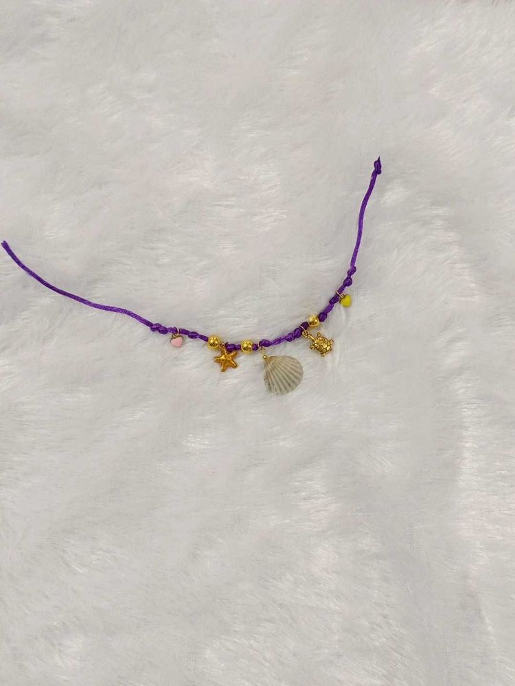 Boho Shell Charm Anklet