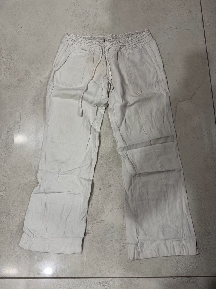 Comfortable Relaxed Fit Linen Pants