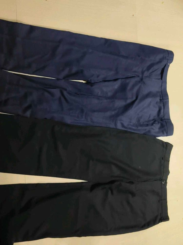 Men's Dress Pants - Blue &amp; Black
