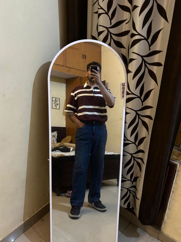 Mens Blue straight Leg Jeans