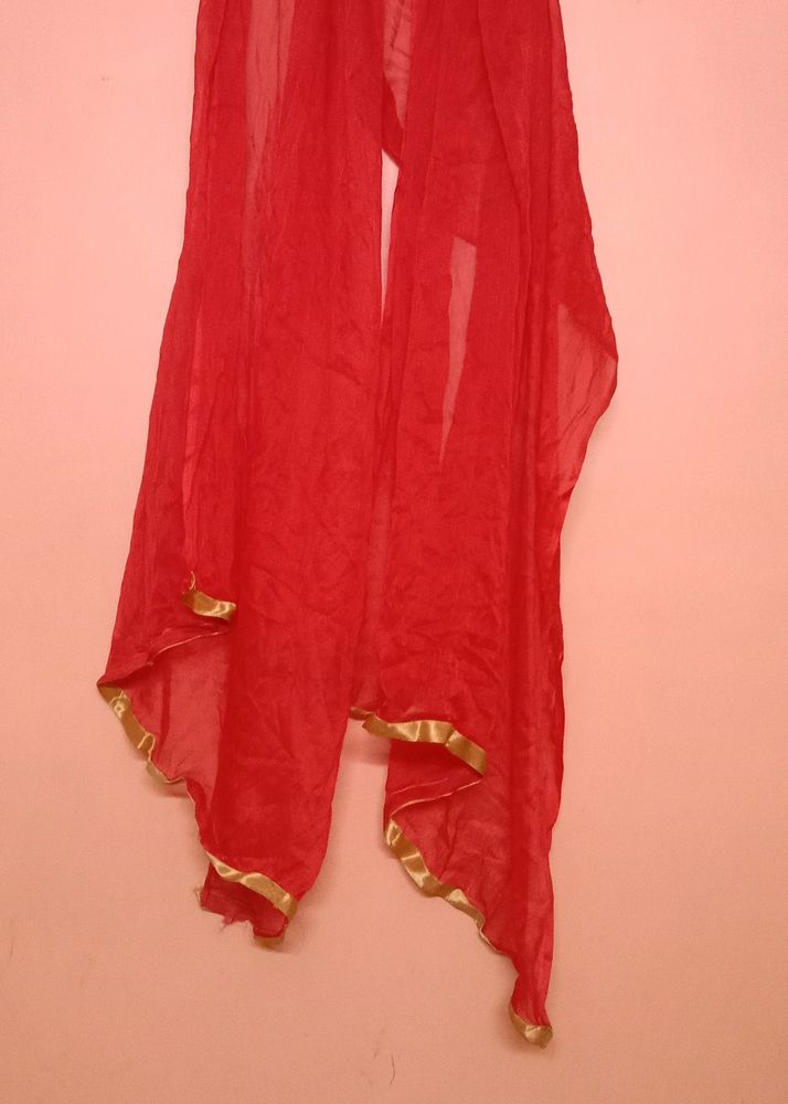 Beautiful 🥰 Dupatta Red ♥️ Colour