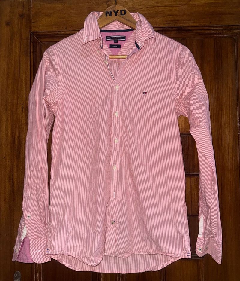 Tommy Hilfiger Pink Striped Shirt