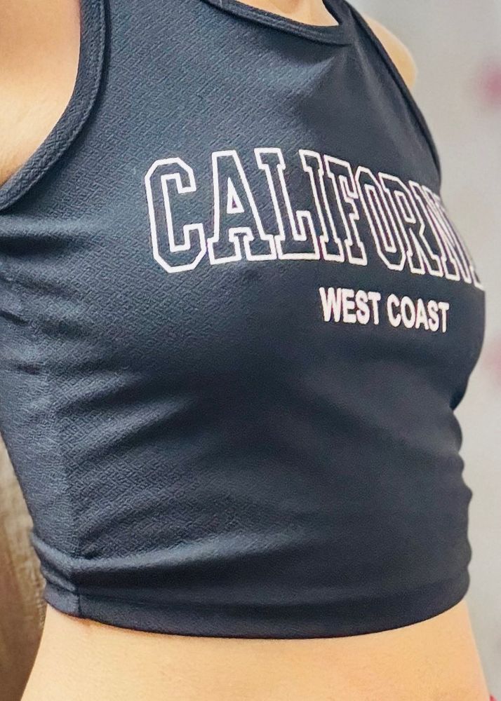 California West Coast Cropped Tank Top
