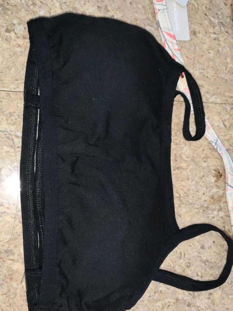 Comfortable Black Sports Bra