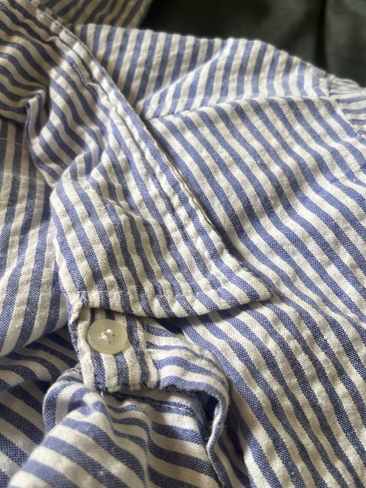 Striped Seersucker Shirt