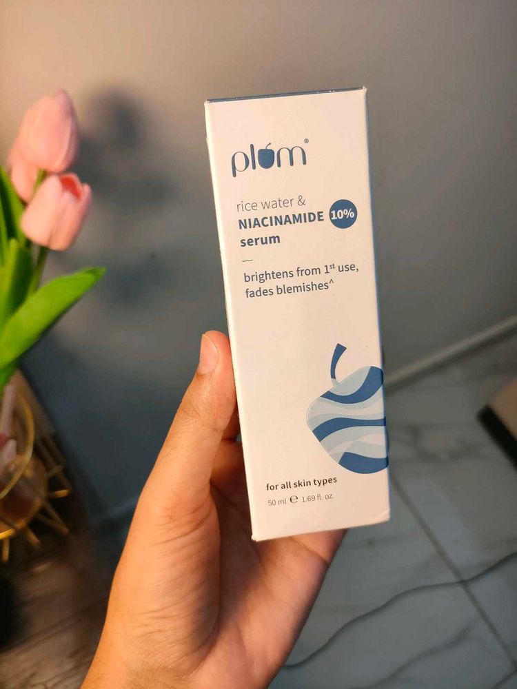 plum rice serum