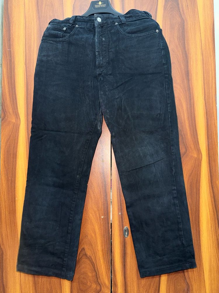 Classic Black Heavy Denim Jeans