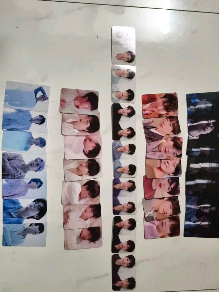 BTS solo Photocards OG merch(7 cards for ₹250)