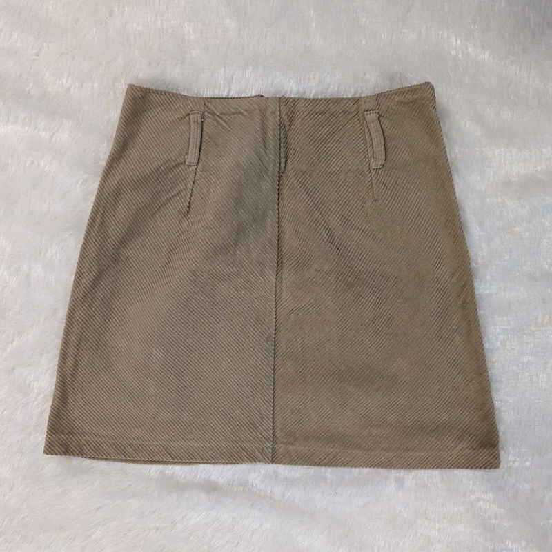 Corduroy Mini Skirt; size 26