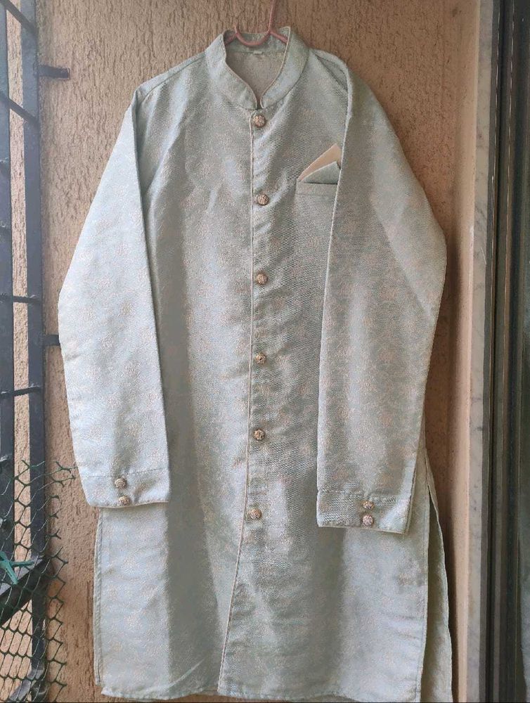 Blue sherwani with pant