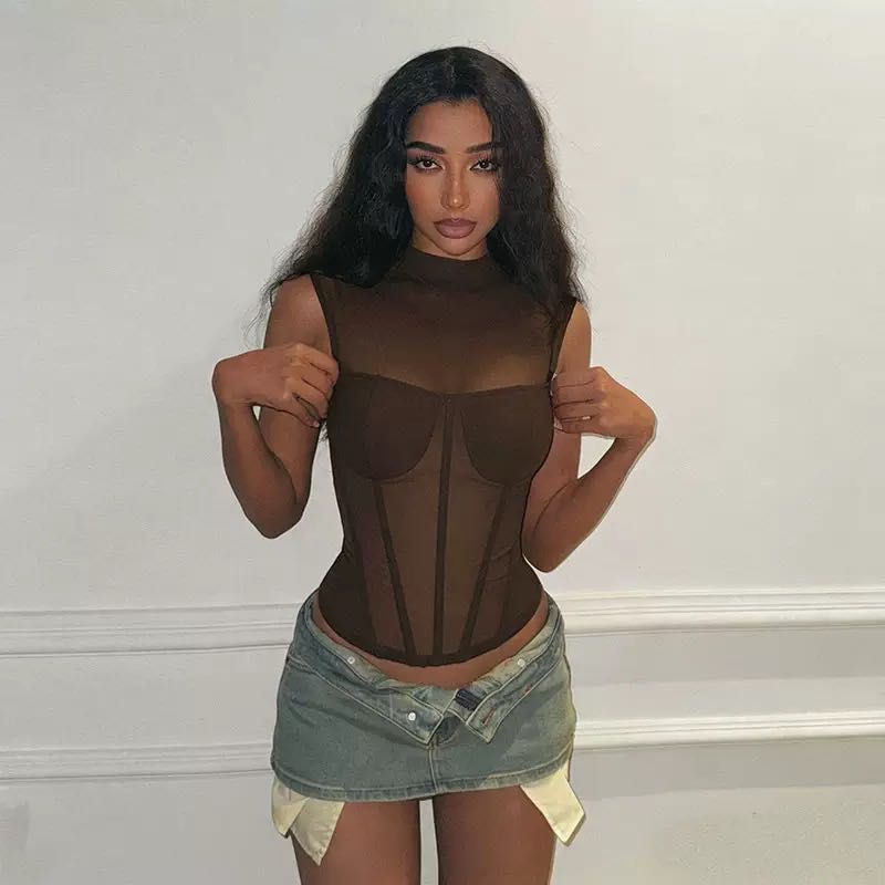 Sheer Corset Top