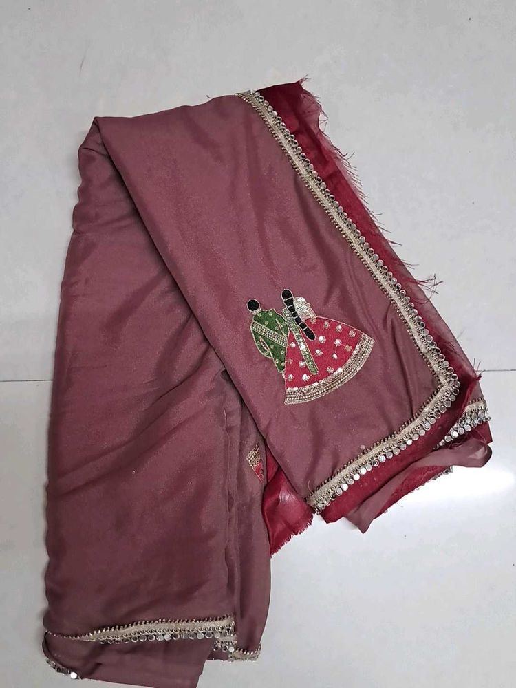 Karva Chauth Special Rana Raji Saree Elegant Embro