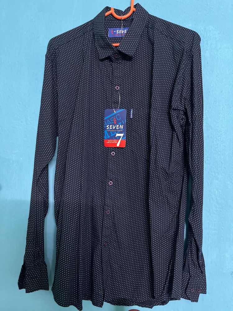 Stylish Men's Printed Full Sleeve Shirt