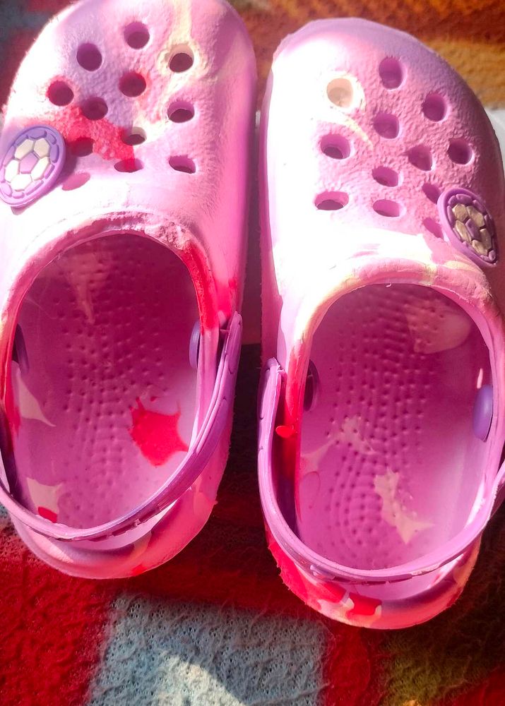 Kids' Pink Crocs