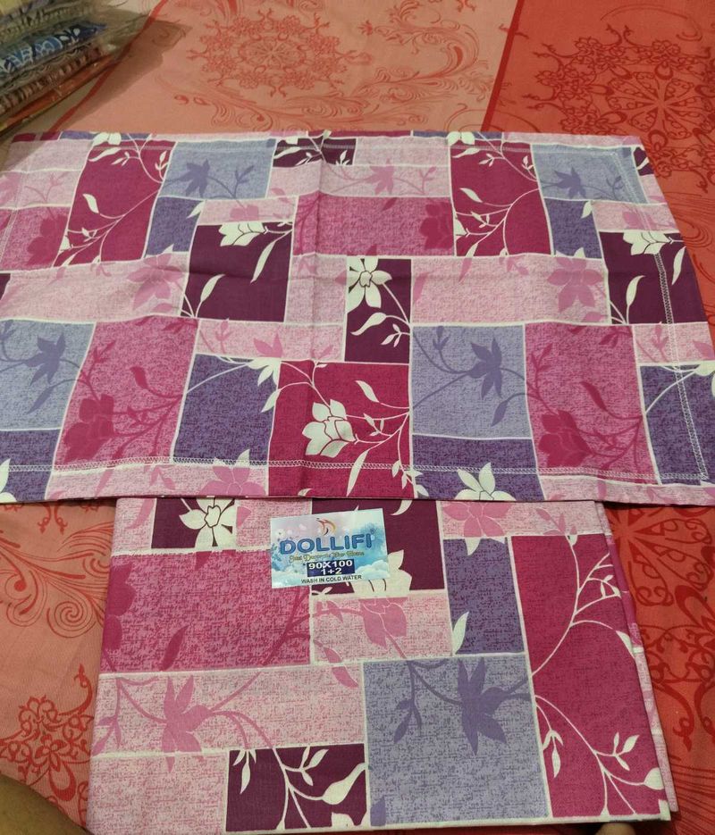 Double Bed Floral Patchwork Pillowcases