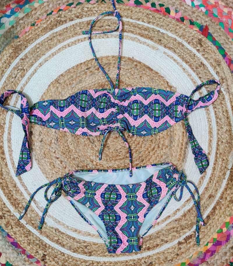 Tie up Bikini Set