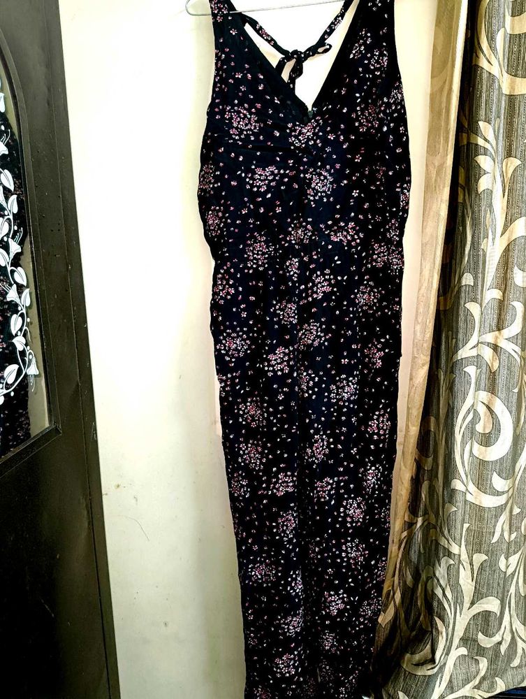 Floral Print Jumpsuit
