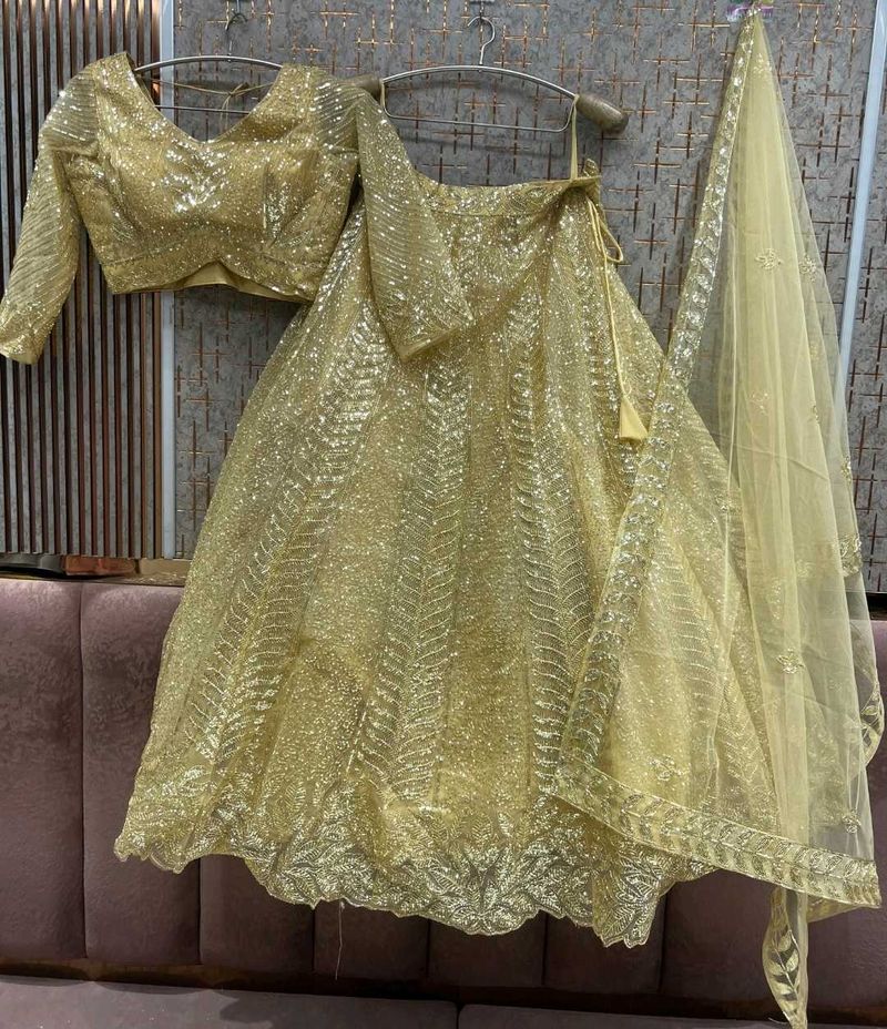 Stunning Sequin Lehenga Choli Set