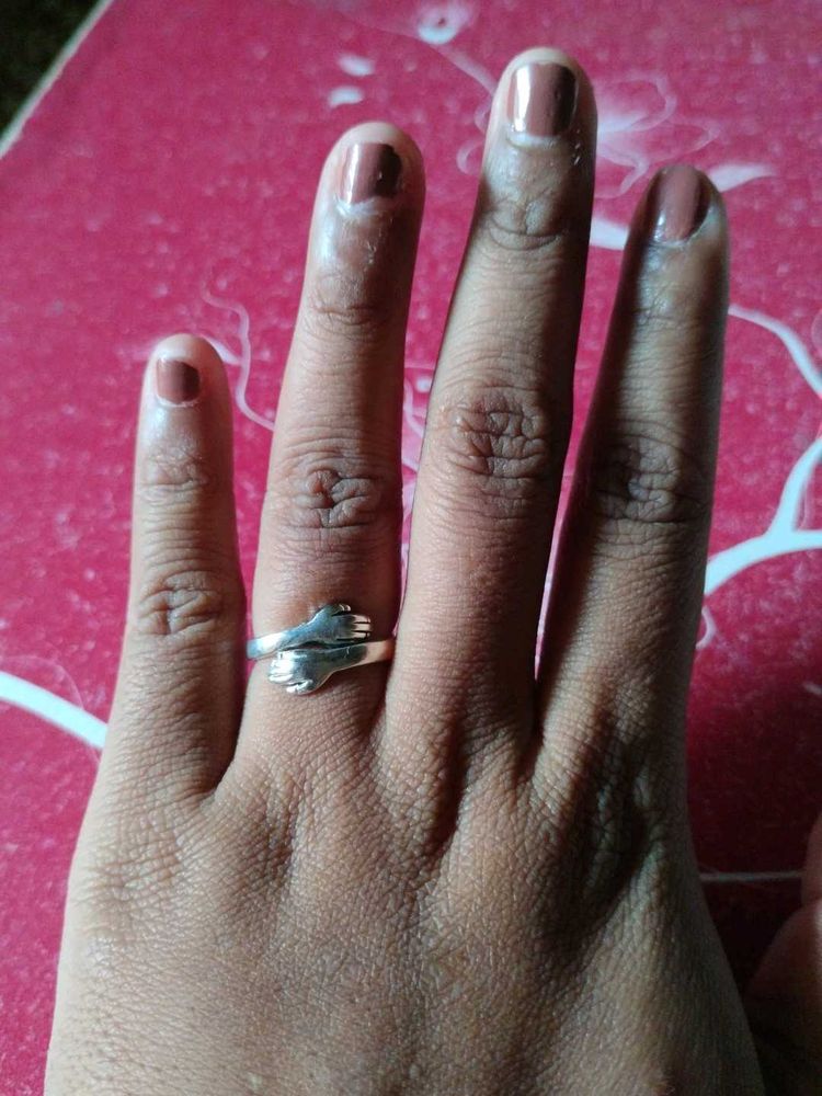 Silver Hug Ring