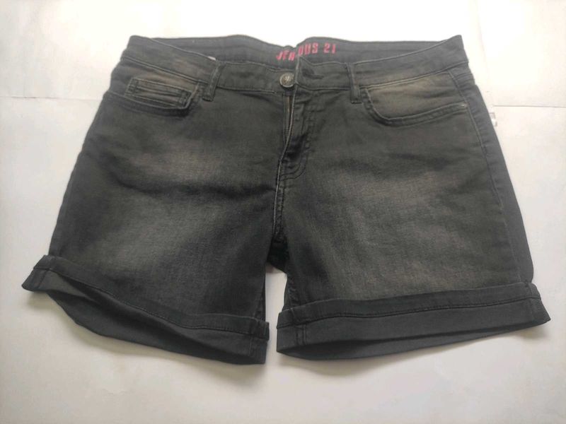 Dark Wash Denim Shorts
