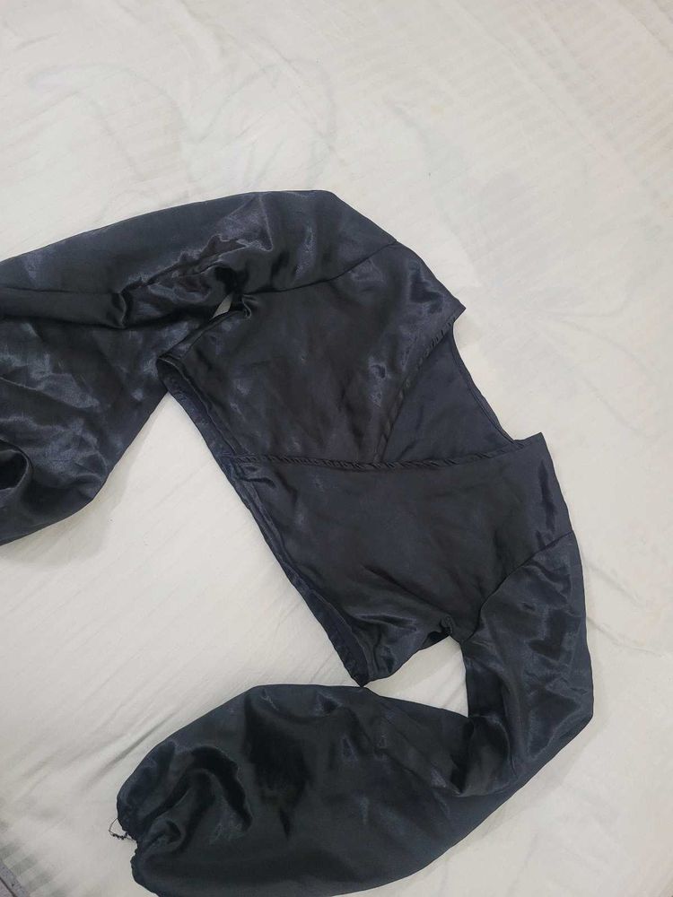 Satin shrug