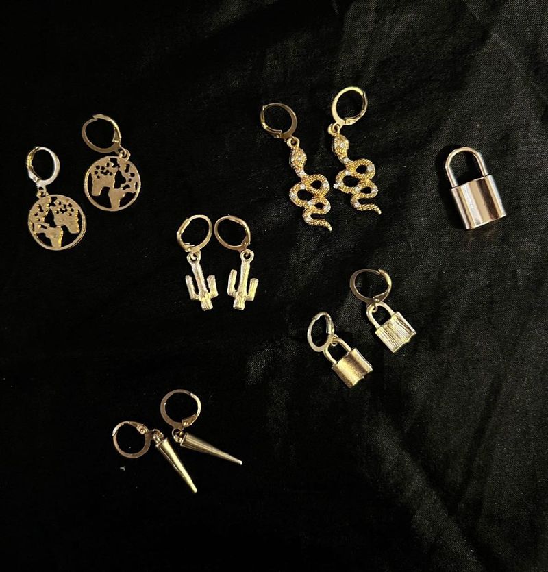 Assorted Trendy Earrings Set with pendant