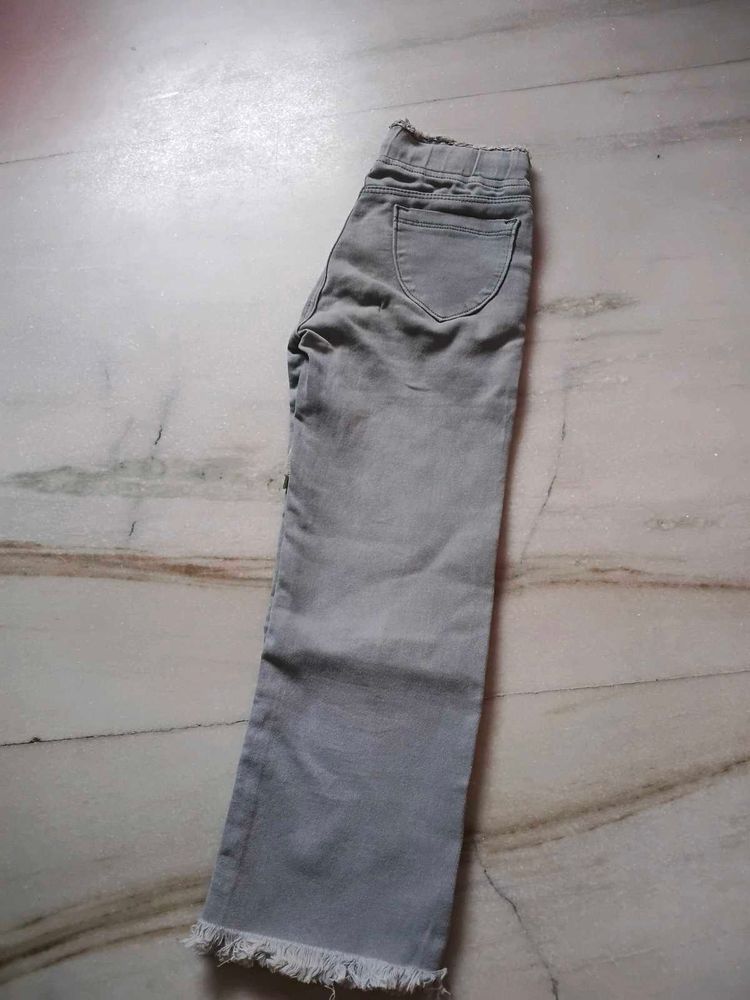 Stylish Grey Denim Jeans