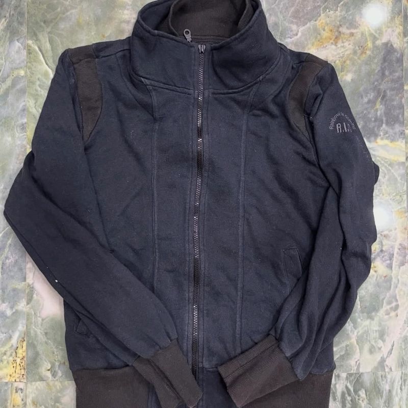 Navy Blue Zip-Up Jacket