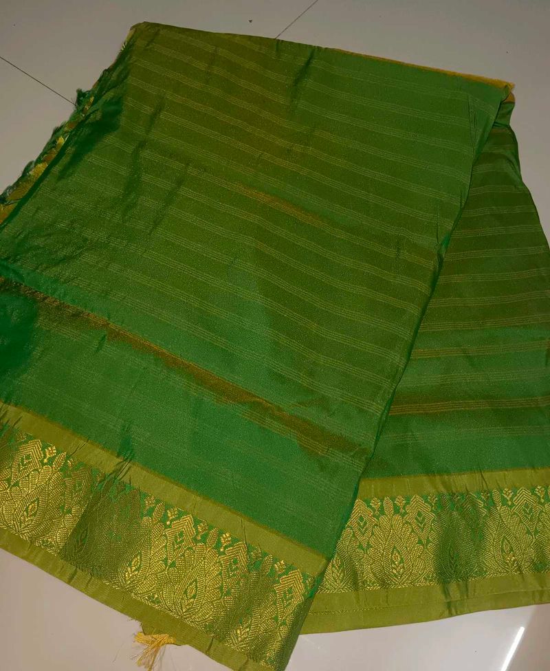 Green Pattu Saree
