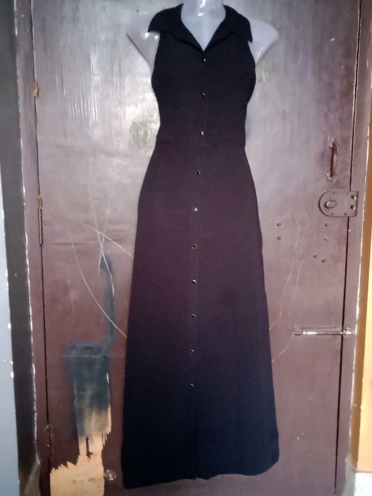 Chic Black Maxi Dress fixed price