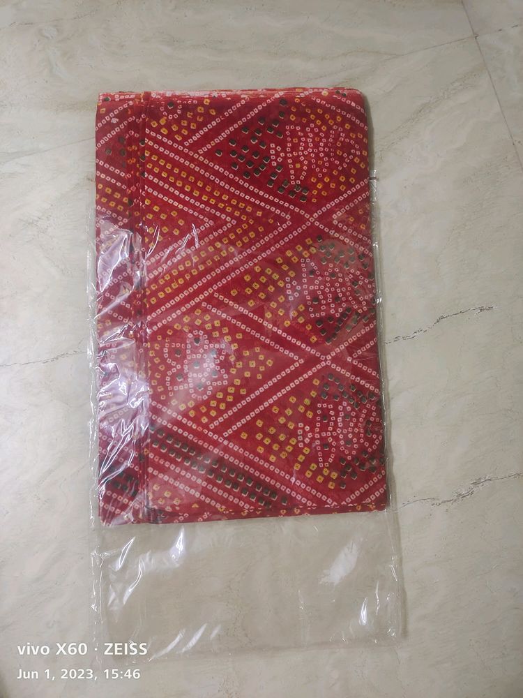 Brand New Red Bandhani Safa