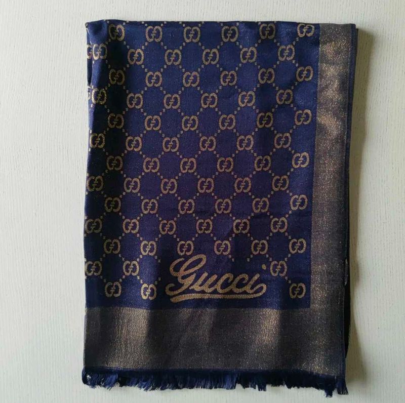 Genuine Gucci Scarf - Iconic Logo Print