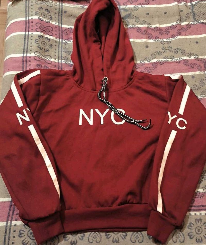 NYC Maroon Hoodie