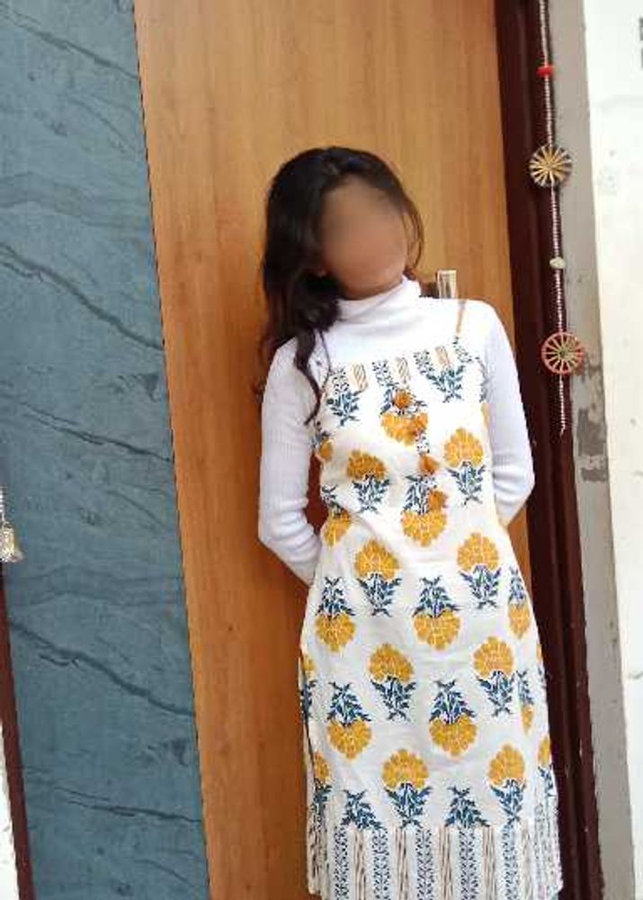 Floral Print Ethnic Kurta