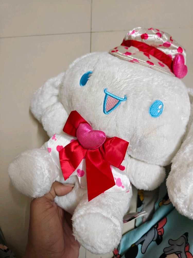 Cute Cinnamoroll Plush Toy with Hat