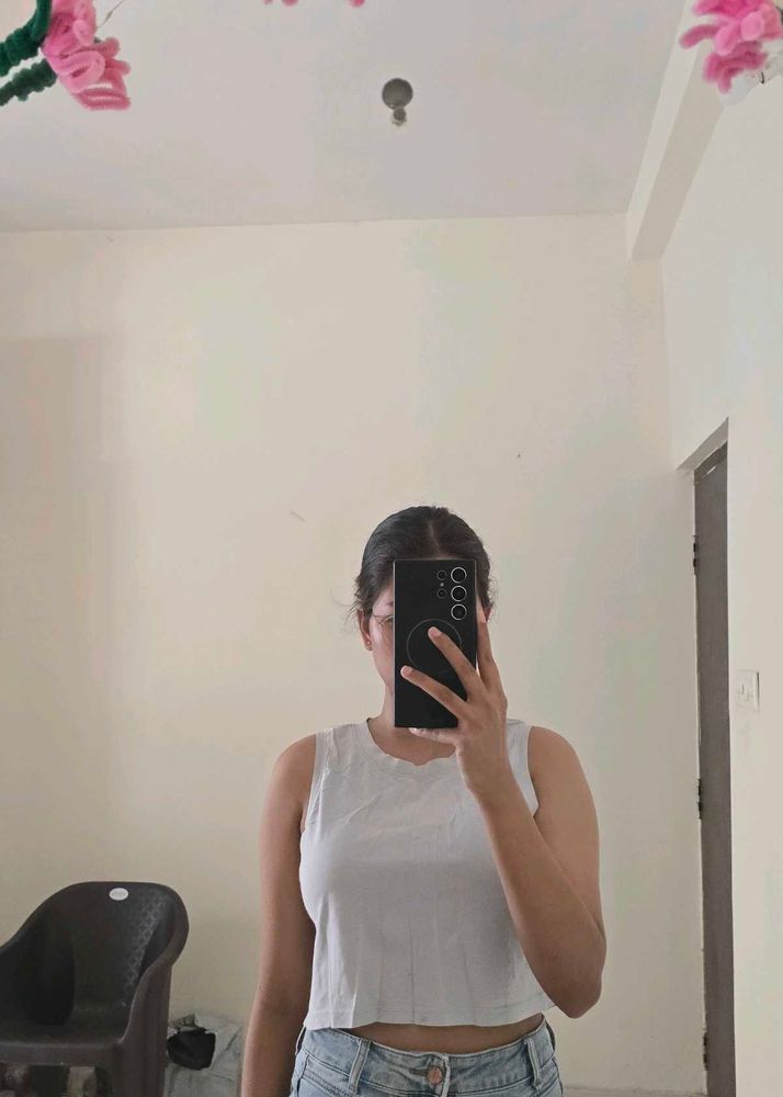 Basic Cropped Tank Top