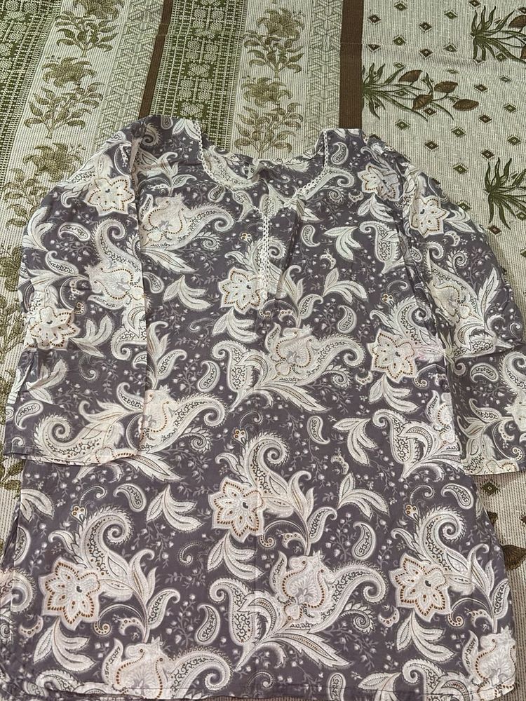 Elegant Printed Kurta