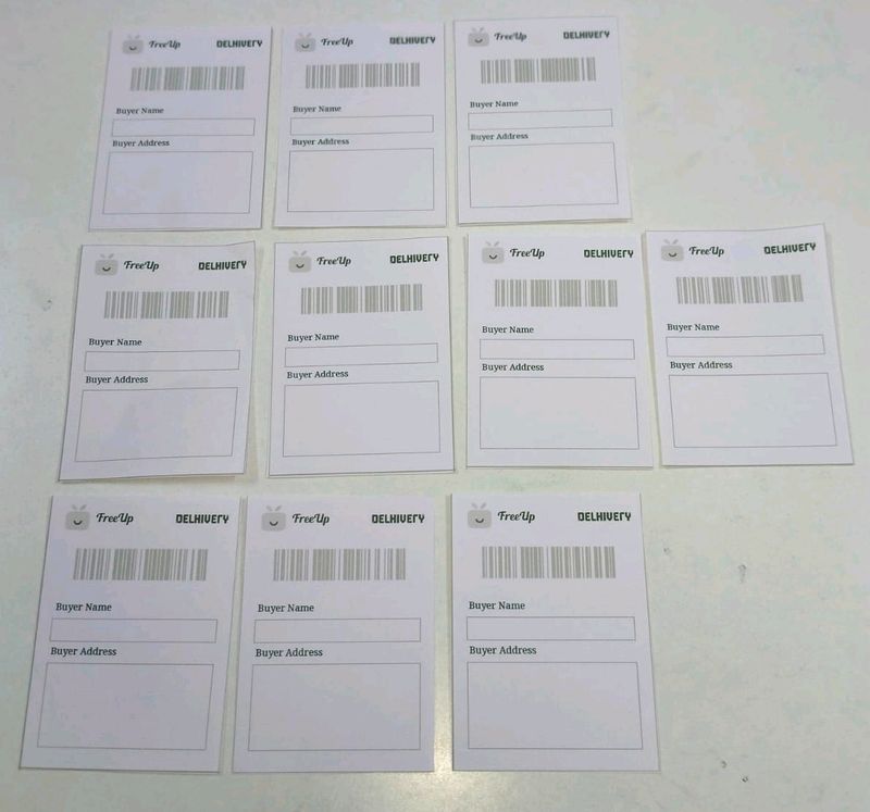 20 Parcel pakaging Labels courier